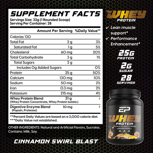 Cinnamon Swirl Blast w/ Amino Acids